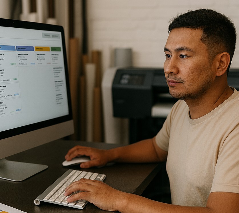 crm и kpi типографии Алматы