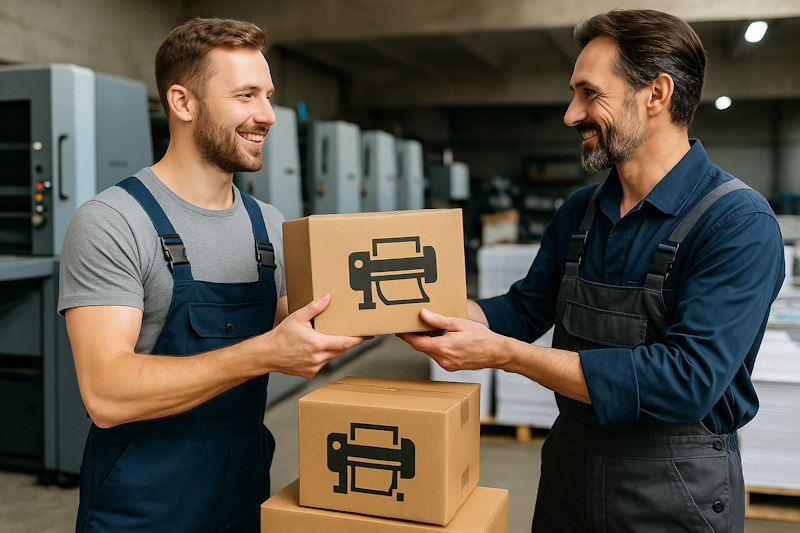 Партнёрство между типографиями в Бишкеке